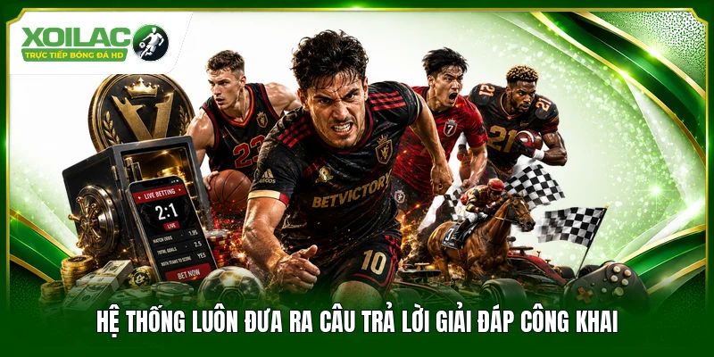 Hệ thống luôn đưa ra câu trả lời giải đáp công khai